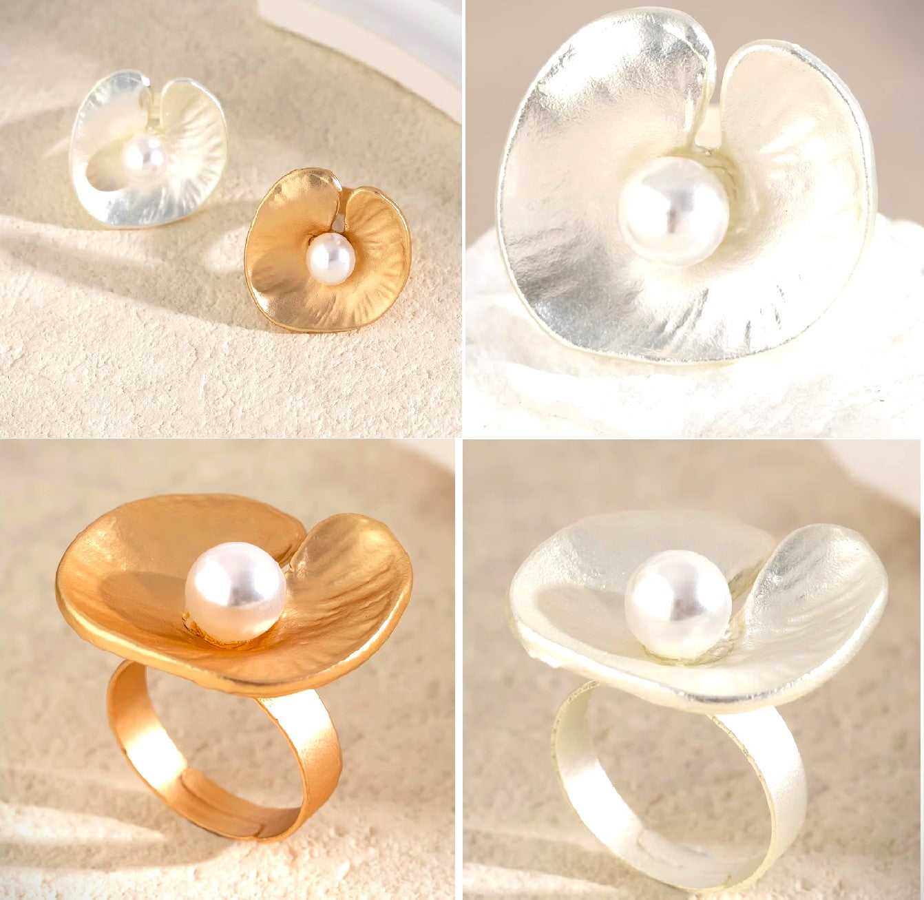 RING BROOCH - PETALS