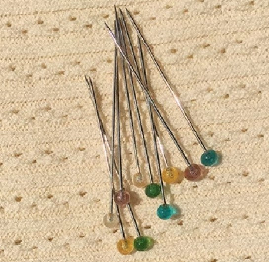 HEAD PIN AND NEEDLE - TRANSLUCENT PEARL HEAD